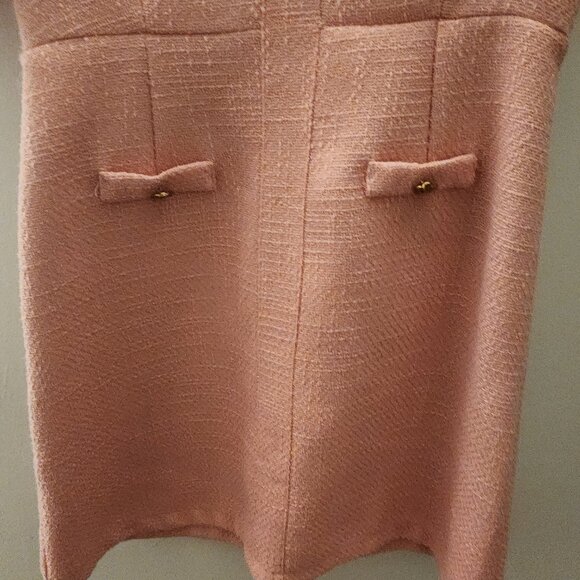Summer Dress for Women Short Sleeve pink tweed - Picture 8 of 8